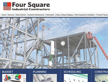 Tablet Screenshot of foursquareindustrial.com